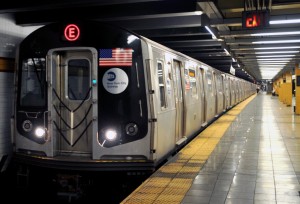 NYC Subway on the E line