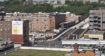 Hoboken, NJ’s 14th Street Viaduct and Surrounding Neighborhood