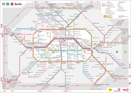 Berlin S U Bahn Map
